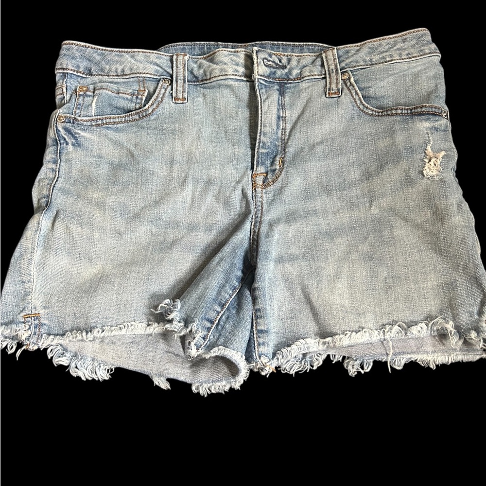 Women's Distressed Denim Shorts